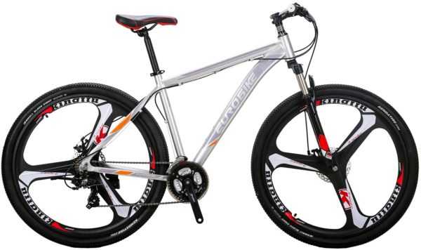 Eurobike Mountain Bike X9 Bicycles 2922 21Speed Dual Disc Brake Spoke Wheels Bike 1 600x356 - Eurobike Mountain Bike X9