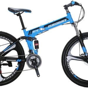 SL G4 Mountain Bike 26 inch bike 3 Spoke bike dual suspension bike folding mtb blue bike 300x300 - SL-G4 Mountain Bike 26 inch